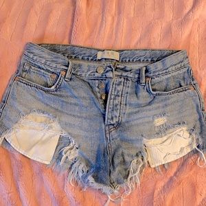 Free People Jean Shorts